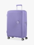 American Tourister Soundox 4 Wheel Expandable Suitcase, 77cm, Lavender