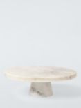 John Lewis Marble Cake Stand, 28cm, Natural