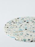 John Lewis Terrazzo Round Serving Board, 30cm, Blue