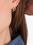 Sif Jakobs Jewellery Cubic Zirconia Circle Hoop Earrings