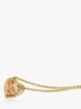 Sif Jakobs Jewellery Amorino Cubic Zirconia Heart Pendant Necklace, Gold
