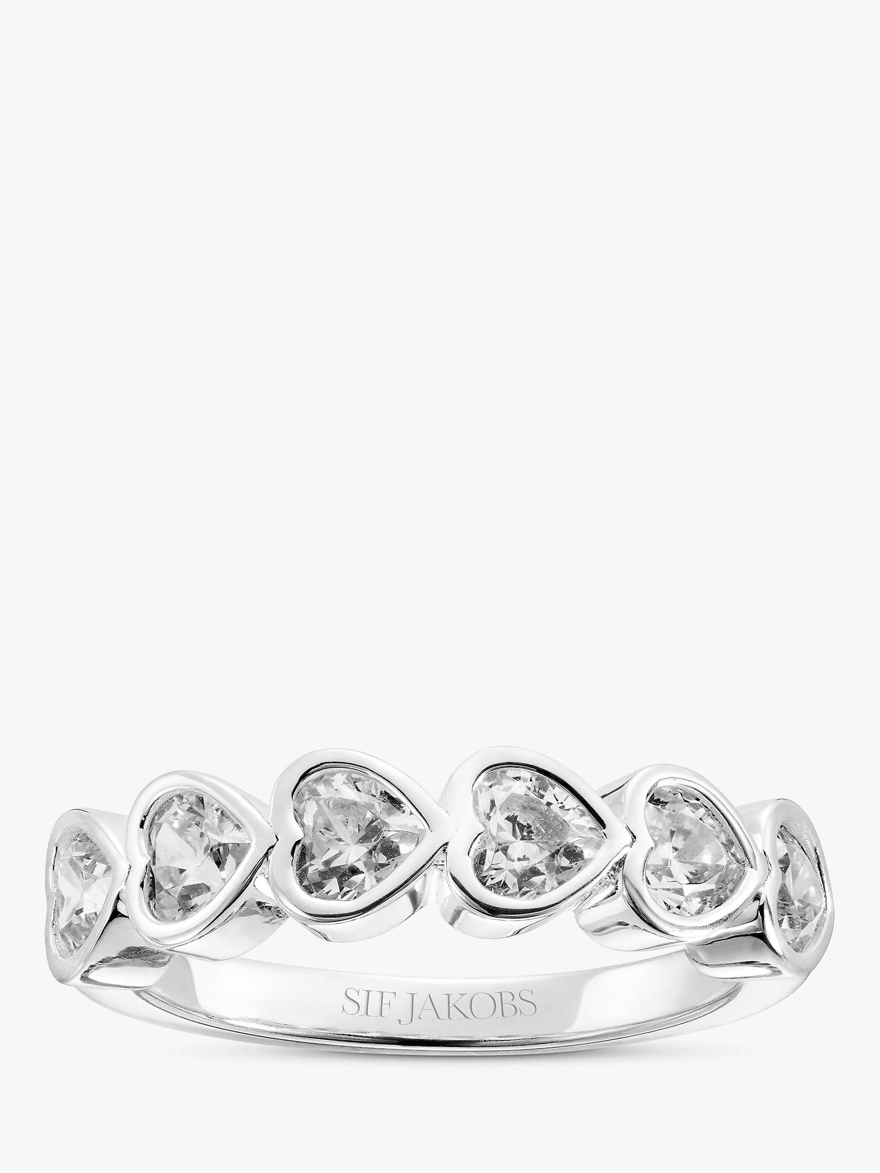 Buy Sif Jakobs Jewellery Amorino Cubic Zirconia Heart Ring Online at johnlewis.com