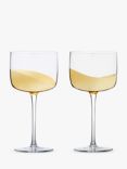 Anton Studio Designs Wave Gin Glasses, Set of 2, 550ml, Gold