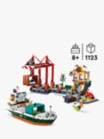 LEGO City 60422 Seaside Harbour with Cargo Ship