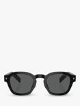 Prada PR A16S Men's D-Frame Sunglasses, Black/Grey