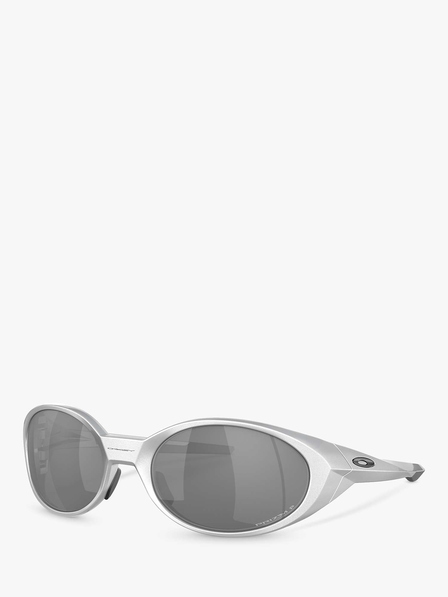 Buy Oakley OO9438 Men's Eyejacket Redux Polarised Oval Sunglasses, Silver/Black Online at johnlewis.com