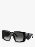 Jimmy Choo JC5006U Women's Square Sunglasses, Black