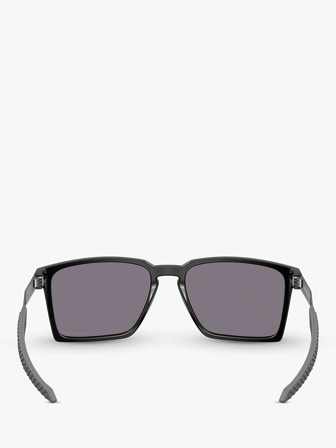 Buy Oakley OO9483 Unisex Exchange Polarised Square Sunglasses, Satin Black/Grey Online at johnlewis.com
