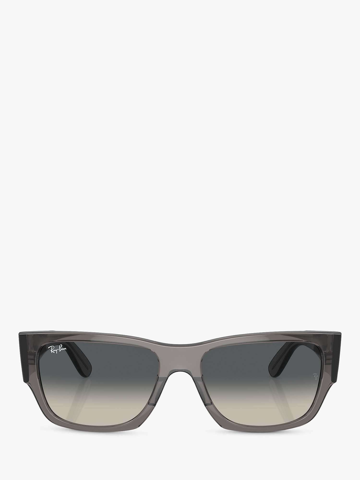 Buy Ray-Ban RB0947S Unisex Rectangular Sunglasses, Opal Dark Grey/Grey Gradient Online at johnlewis.com