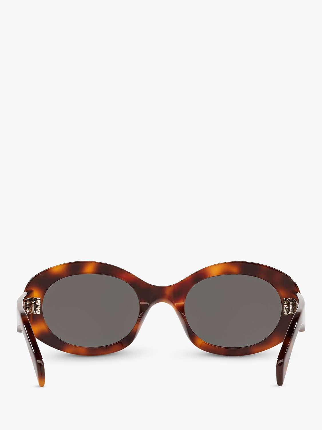 Buy Celine CL40194U Women's Oval Sunglasses, Tortoise Blonde/Grey Online at johnlewis.com