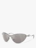 Swarovski SK7023 Women's Wrap Sunglasses