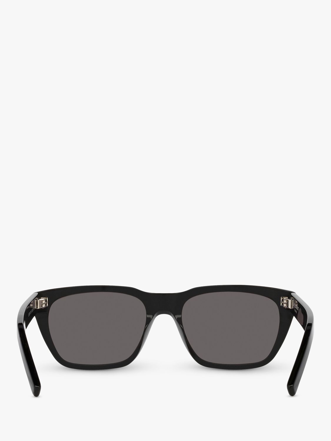 Yves Saint Laurent YS000474 Men's D-Shape Sunglasses, Black/Grey