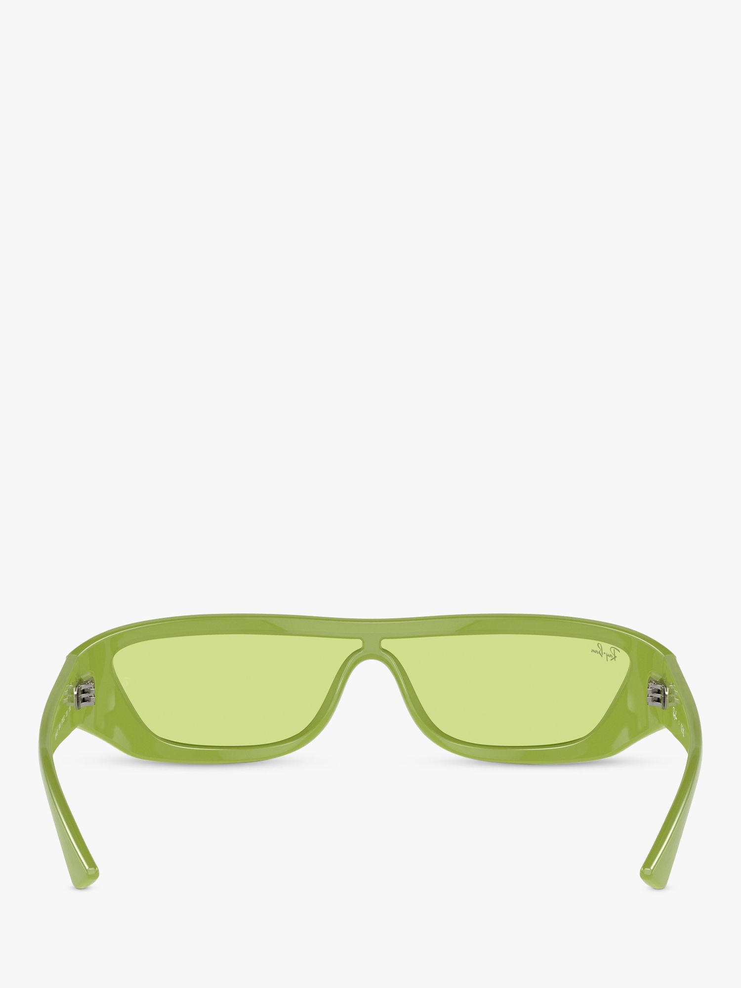 Buy Ray-Ban RB4431 Unisex Xan Wrap Sunglasses, Apple Green Online at johnlewis.com