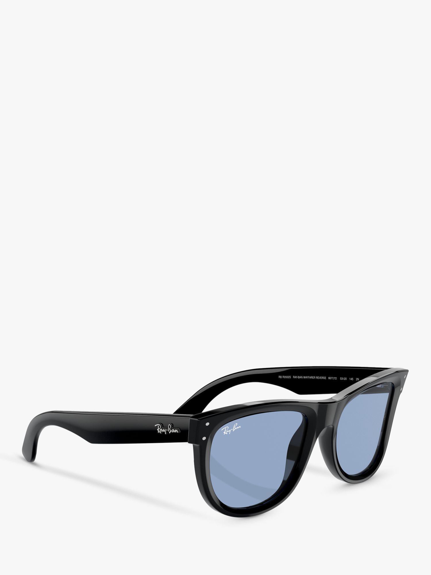 Buy Ray-Ban RBR0502S Unisex Rectangular Sunglasses, Black Online at johnlewis.com