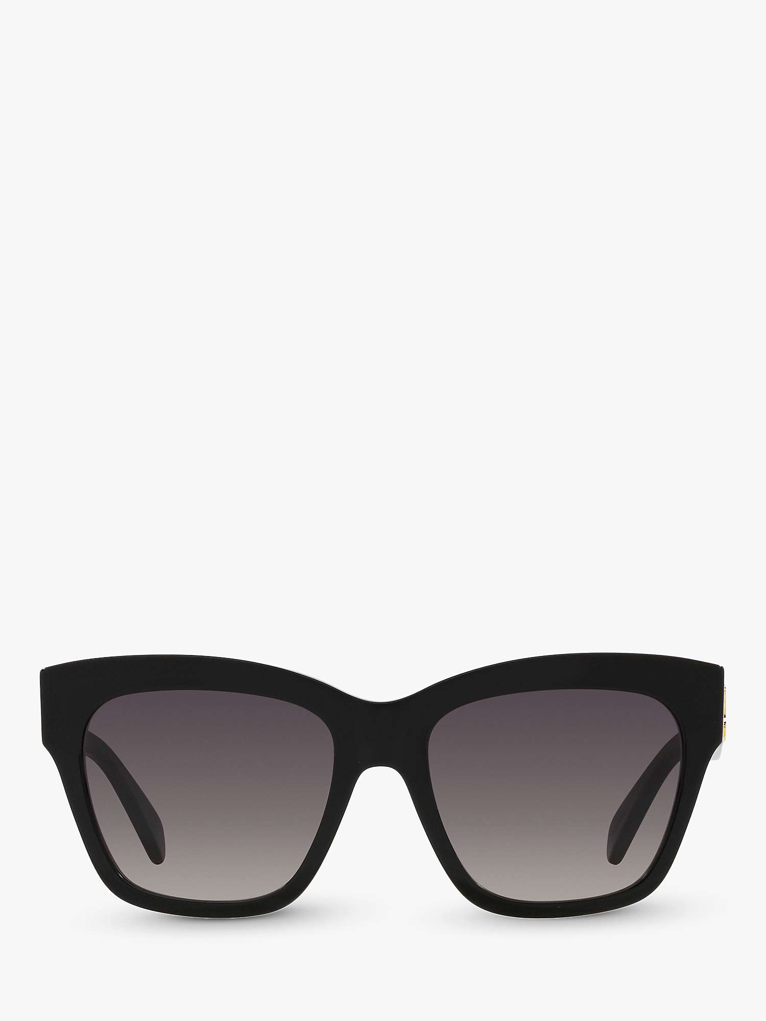 Buy Celine CL40253I Women's Cat's Eye Sunglasses, Black/Grey Gradient Online at johnlewis.com
