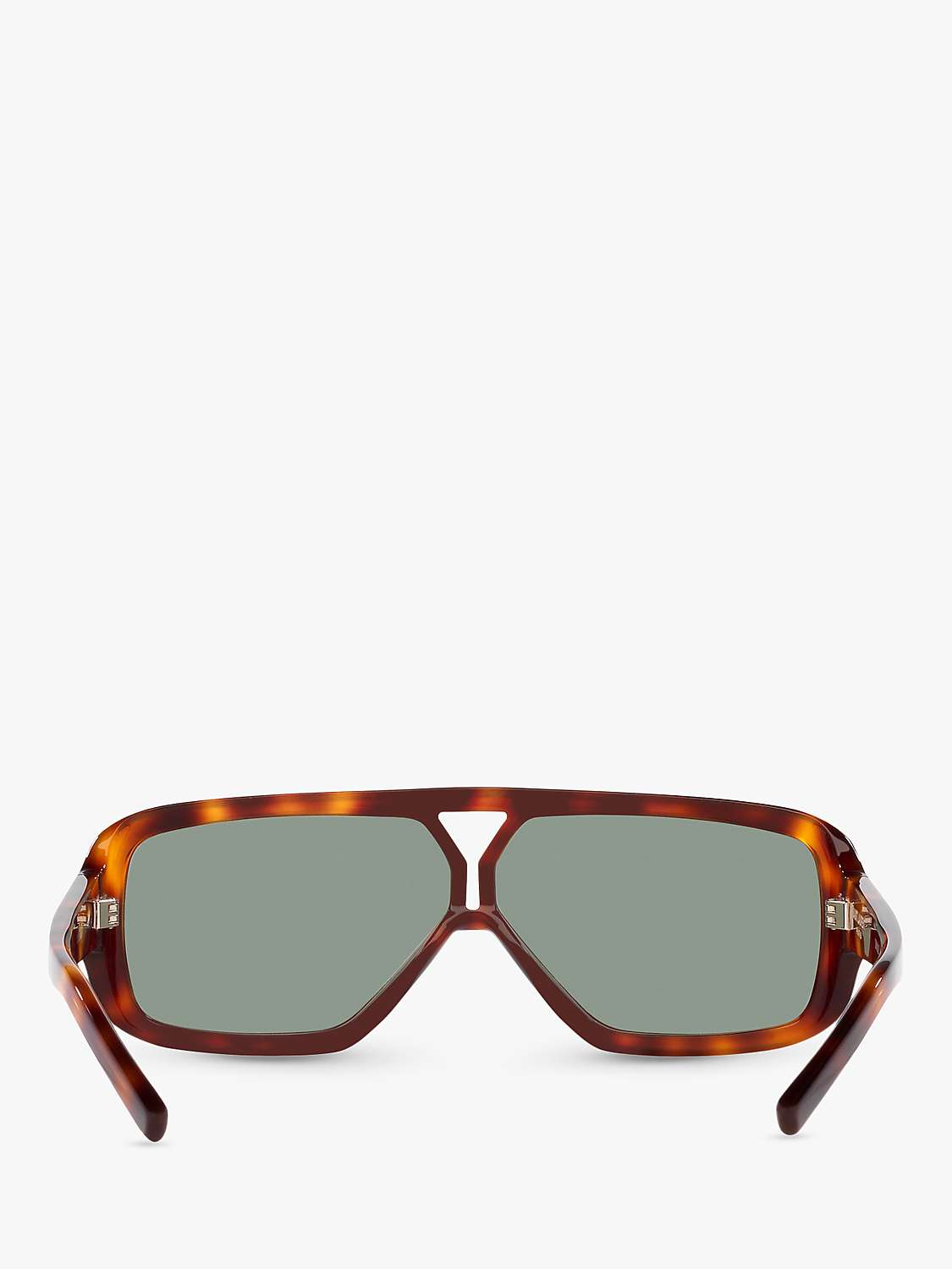 Buy Yves Saint Laurent YS000434 Women's Wrap Sunglasses, Havana/Green Online at johnlewis.com