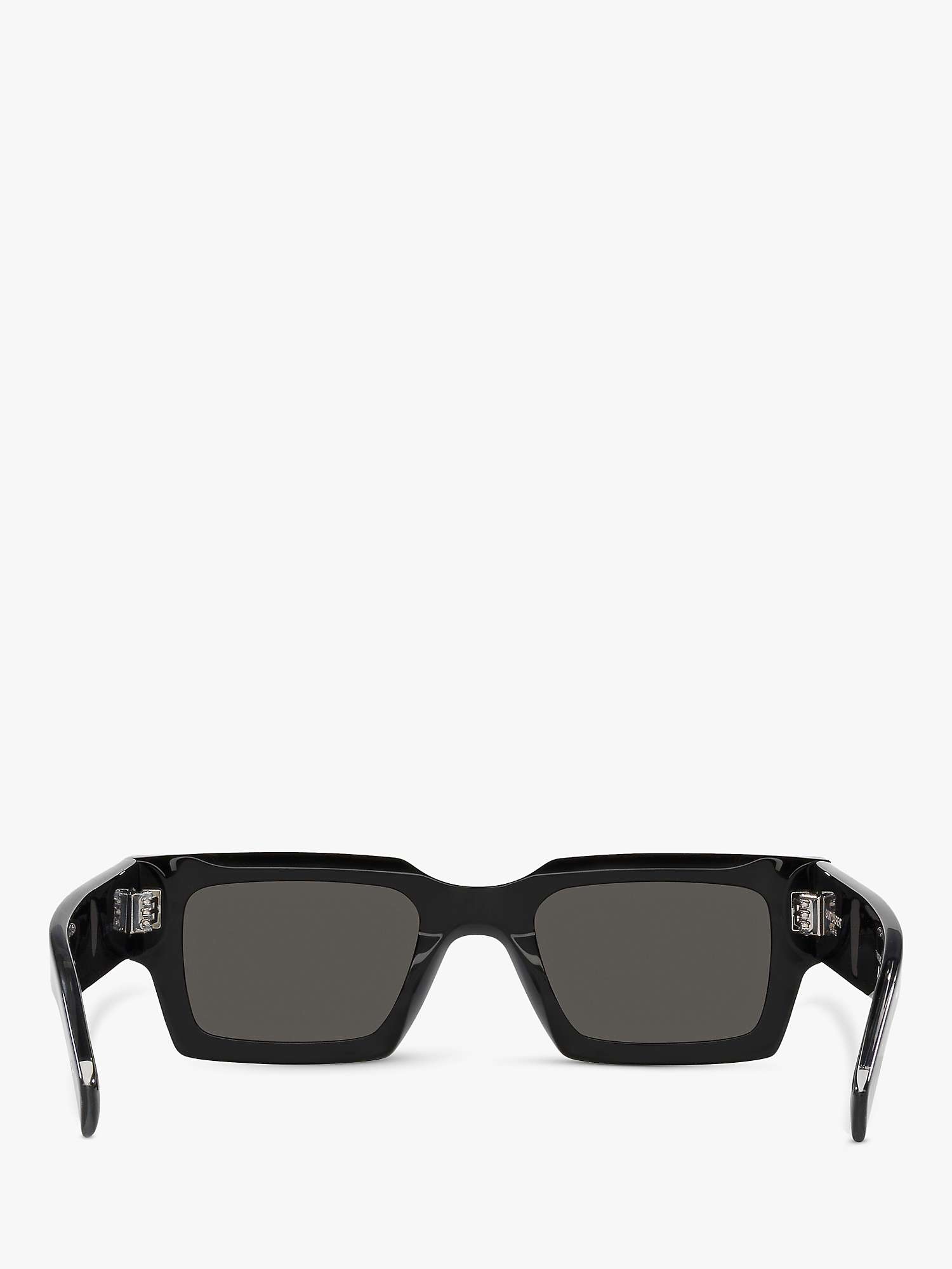 Buy Yves Saint Laurent YS000468 Unisex Square Sunglasses, Black/Grey Online at johnlewis.com