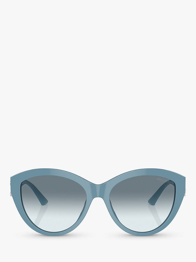 Jimmy Choo JC5007 Women's Cat's Eye Sunglasses, Blue