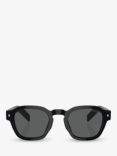 Prada PR A16S Men's Phantos Sunglasses, Black/Grey