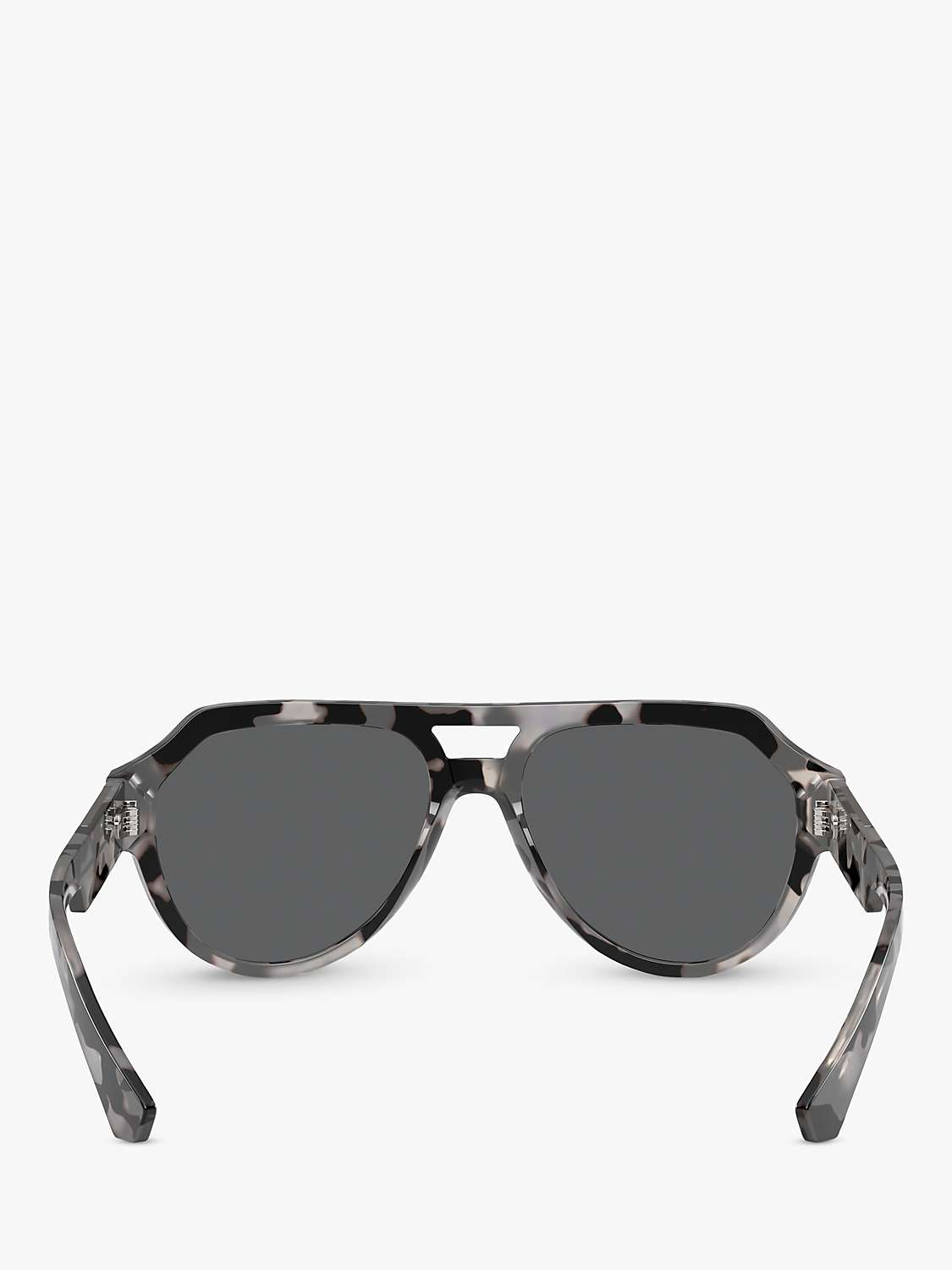 Buy Dolce & Gabbana DG4466 Unisex Aviator Sunglasses, Havana Grey Online at johnlewis.com