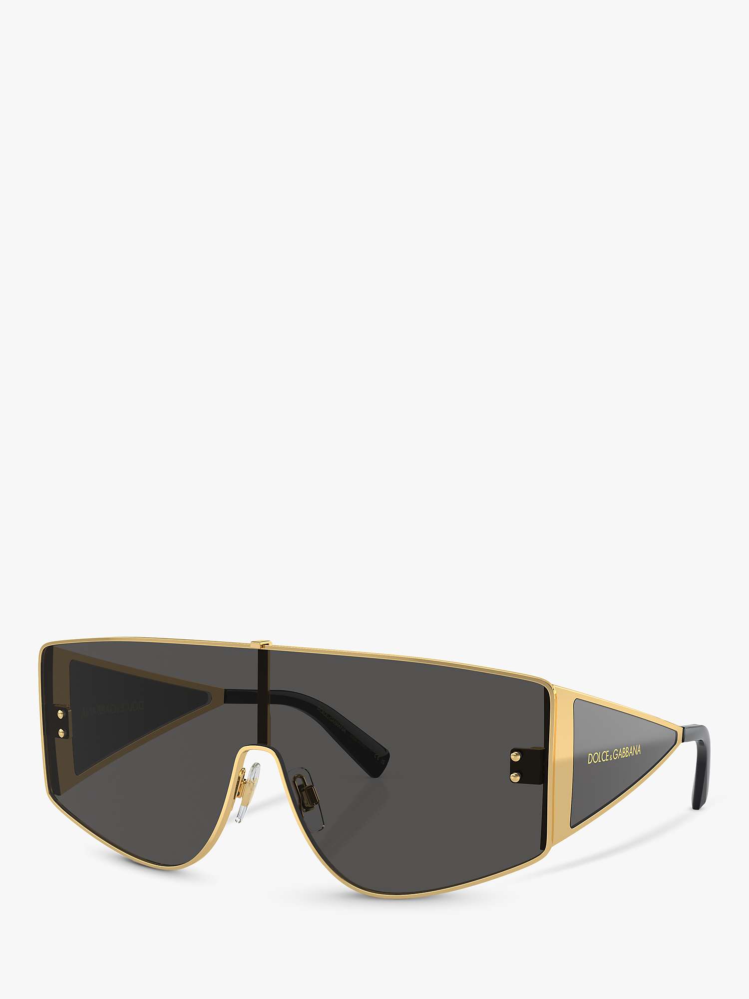 Buy Dolce & Gabbana DG2305 Men's Irregular Sunglasses Online at johnlewis.com