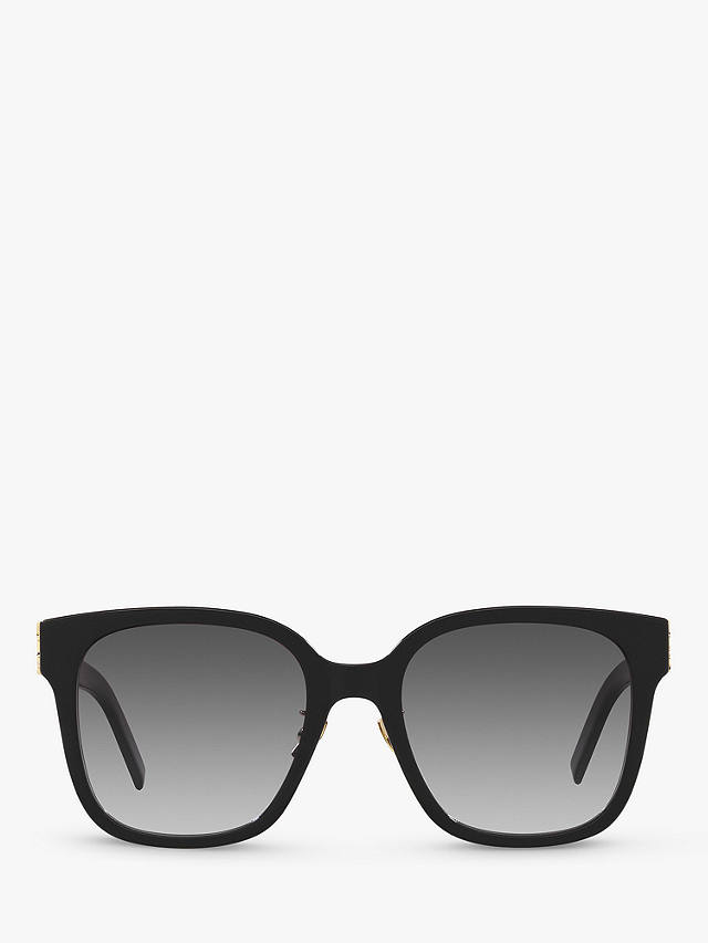 Yves Saint Laurent YS000465 Women's Square Sunglasses, Black