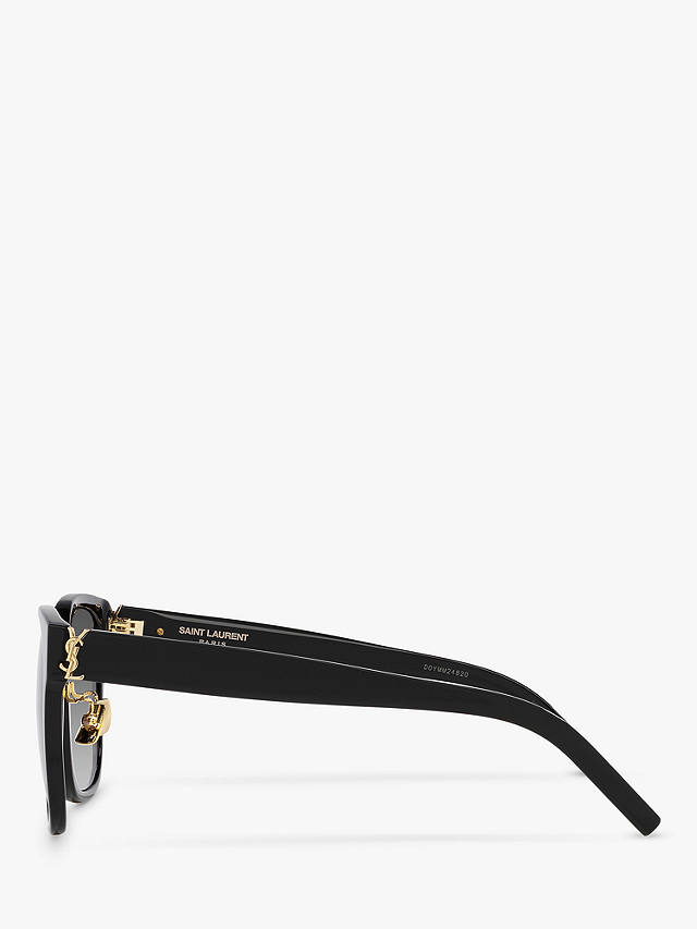 Yves Saint Laurent YS000465 Women's Square Sunglasses, Black