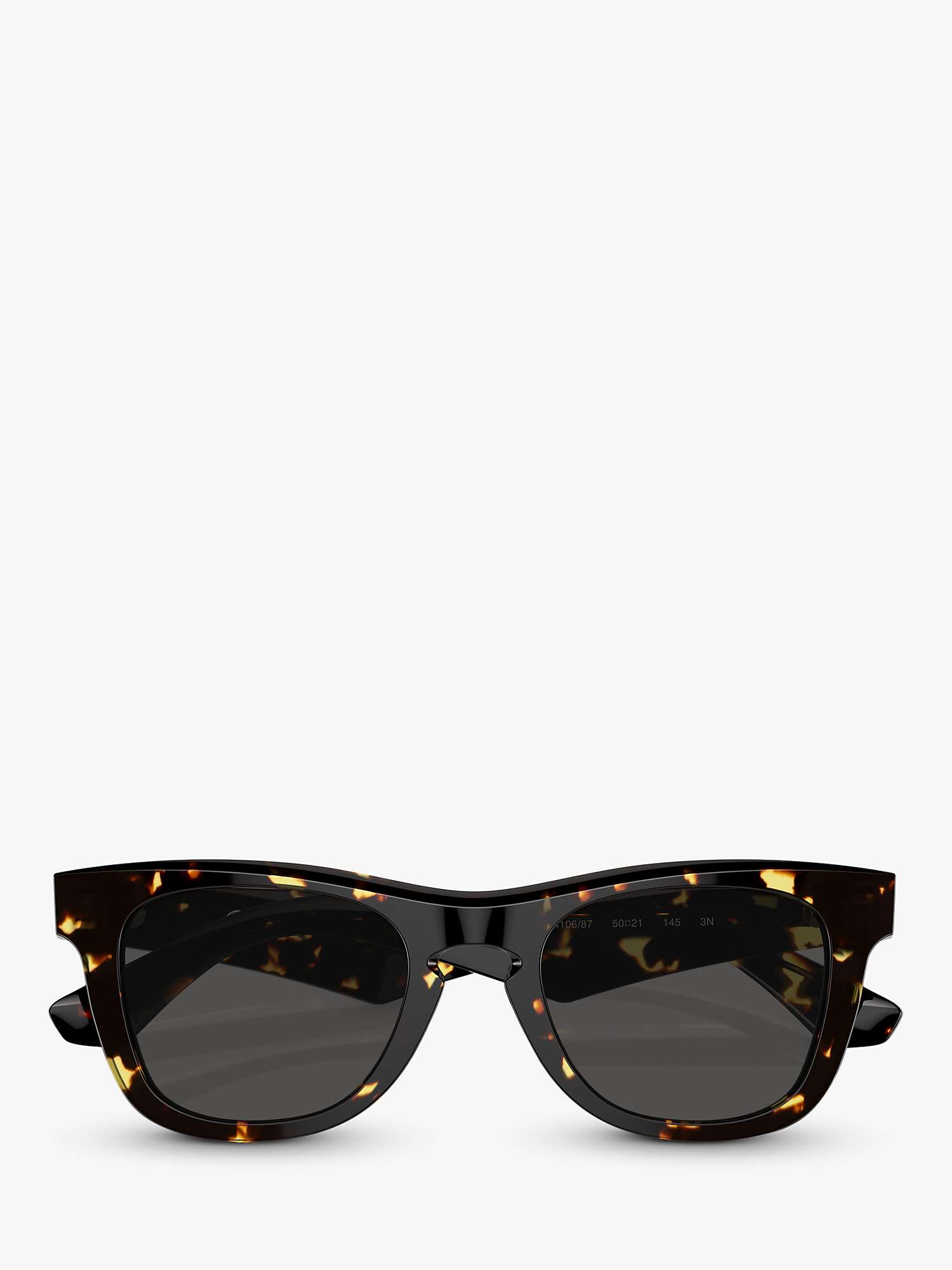 Buy Burberry BE4426 Men's D-Frame Sunglasses, Dark Havana/Grey Online at johnlewis.com