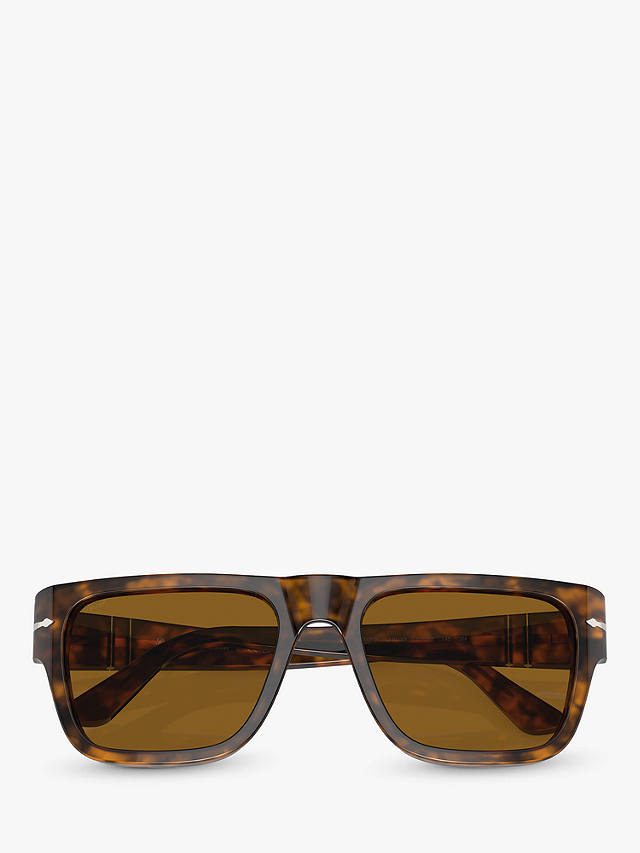 Persol PO3348S Unisex D-Frame Sunglasses, Havana/Brown