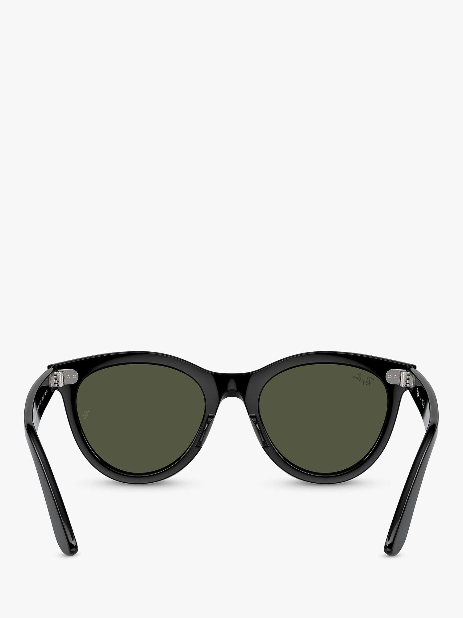 Buy Ray-Ban RB2241 Unisex Wayfarer Way Sunglasses, Black/Green Online at johnlewis.com