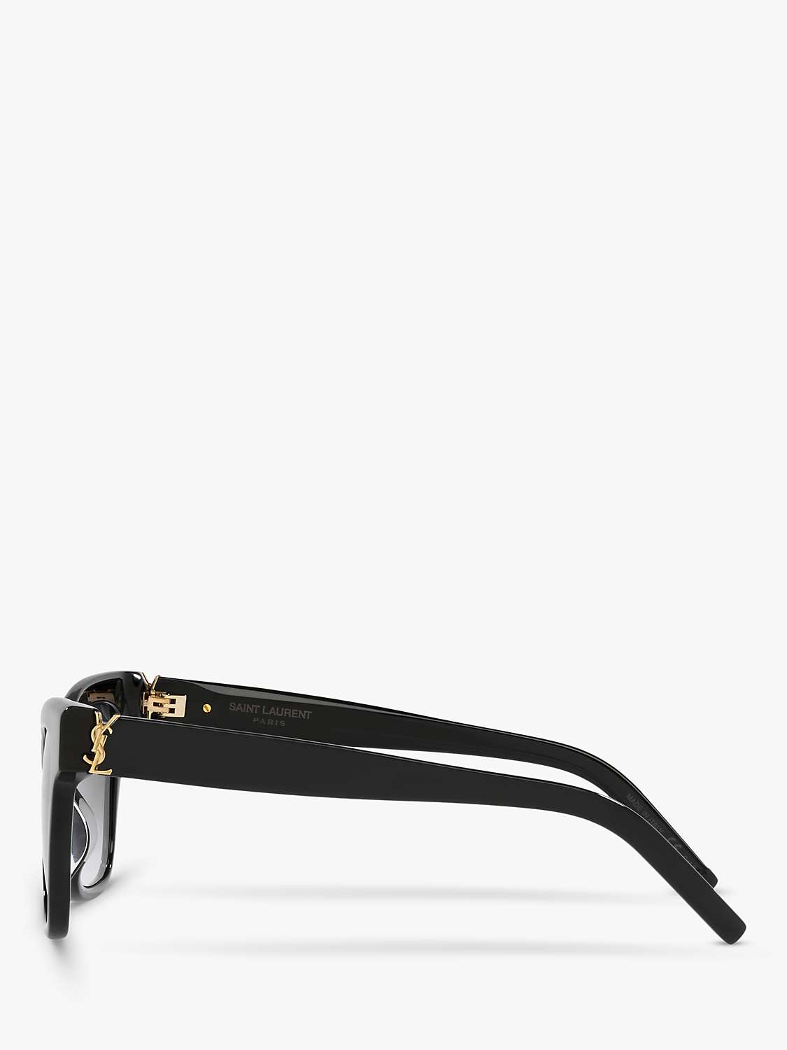 Buy Yves Saint Laurent YS000436 Women's Cat's Eye Sunglasses, Black/Grey Gradient Online at johnlewis.com