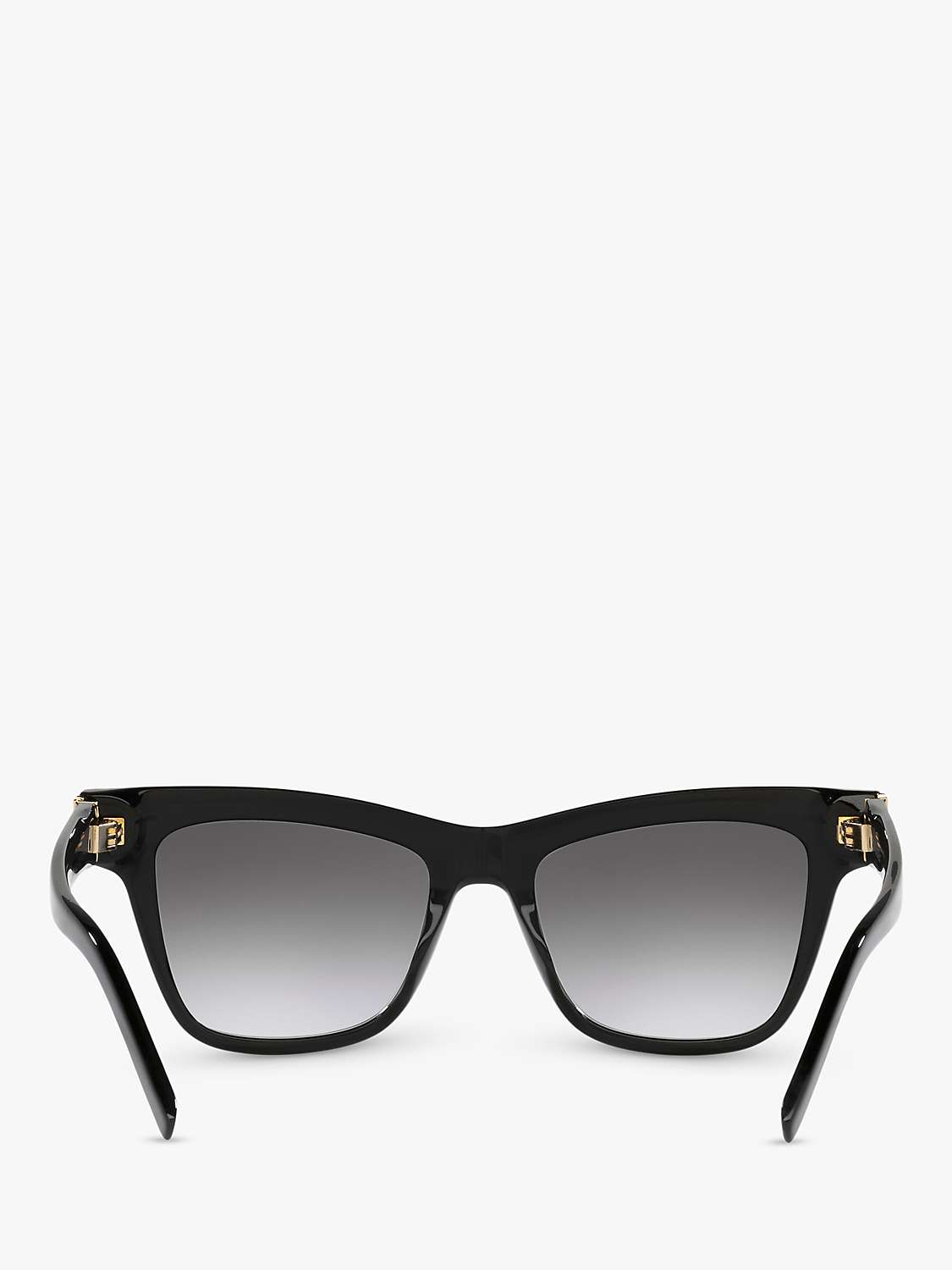 Buy Yves Saint Laurent YS000436 Women's Cat's Eye Sunglasses, Black/Grey Gradient Online at johnlewis.com