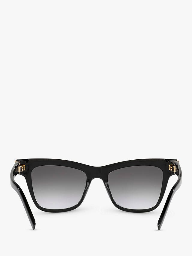 Yves Saint Laurent YS000436 Women's Cat's Eye Sunglasses, Black/Grey Gradient