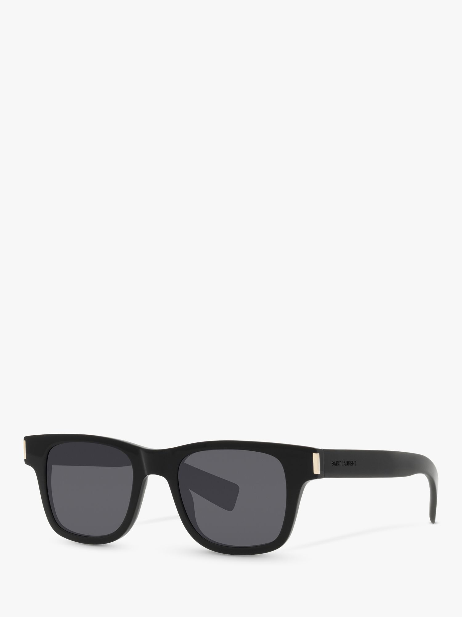 Buy Yves Saint Laurent YS000429 Rectangular Sunglasses, Black Online at johnlewis.com