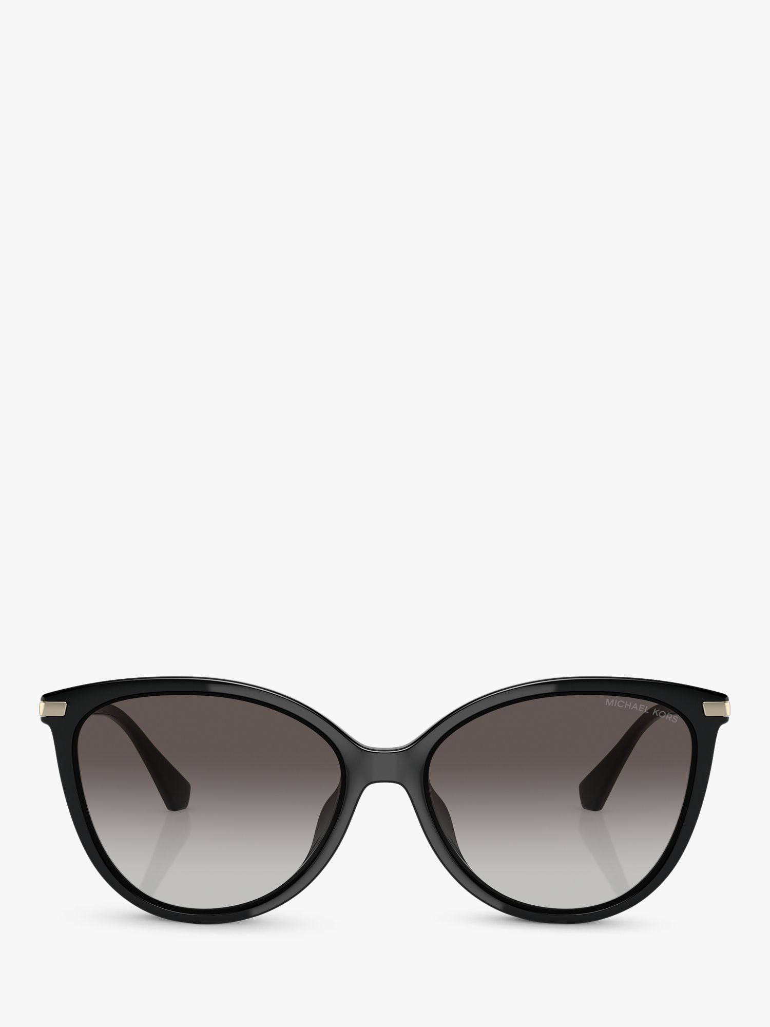 Michael Kors MK2184U Women's Dupont Butterfly Sunglasses, Black/Grey Gradient