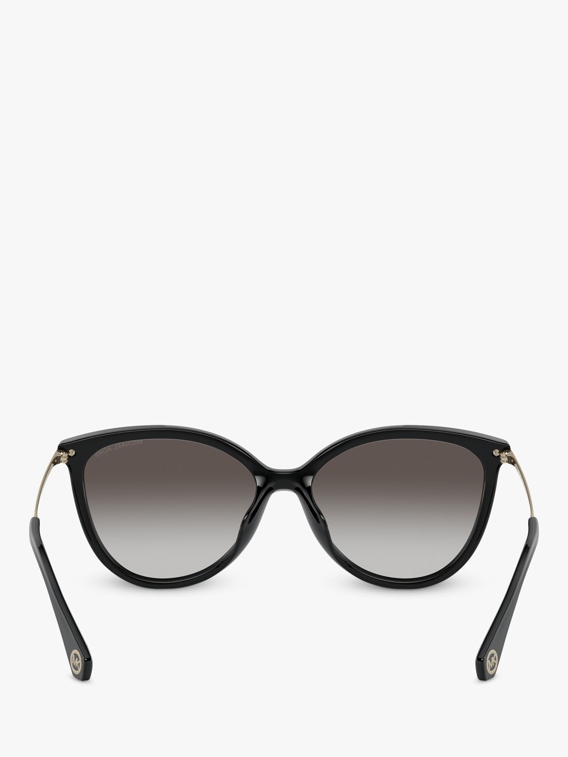 Michael Kors MK2184U Women's Dupont Butterfly Sunglasses, Black/Grey Gradient