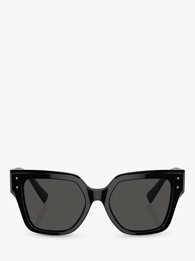 Dolce & Gabbana DG4471 Women's Rectangular Sunglasses, Black