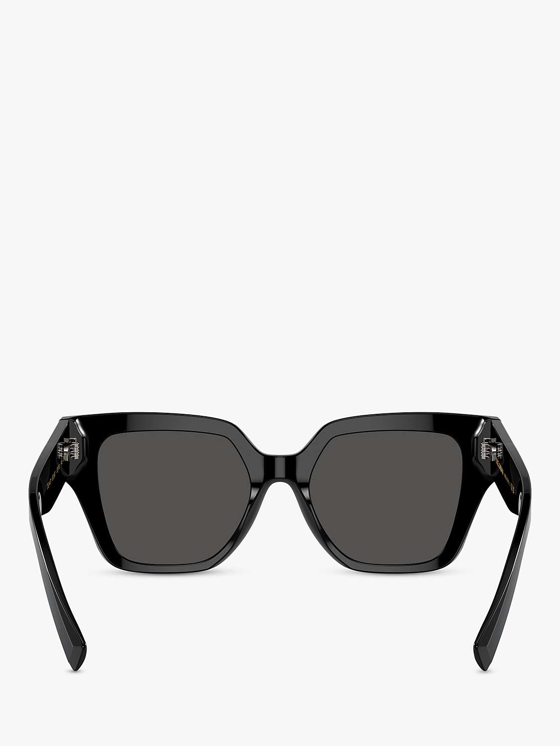 Buy Dolce & Gabbana DG4471 Women's Rectangular Sunglasses, Black Online at johnlewis.com
