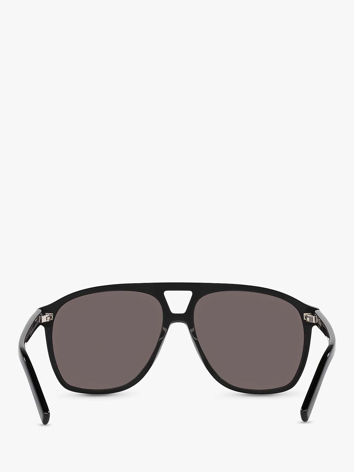 Buy Yves Saint Laurent YS000473 Women's Oval Sunglasses, Black Online at johnlewis.com