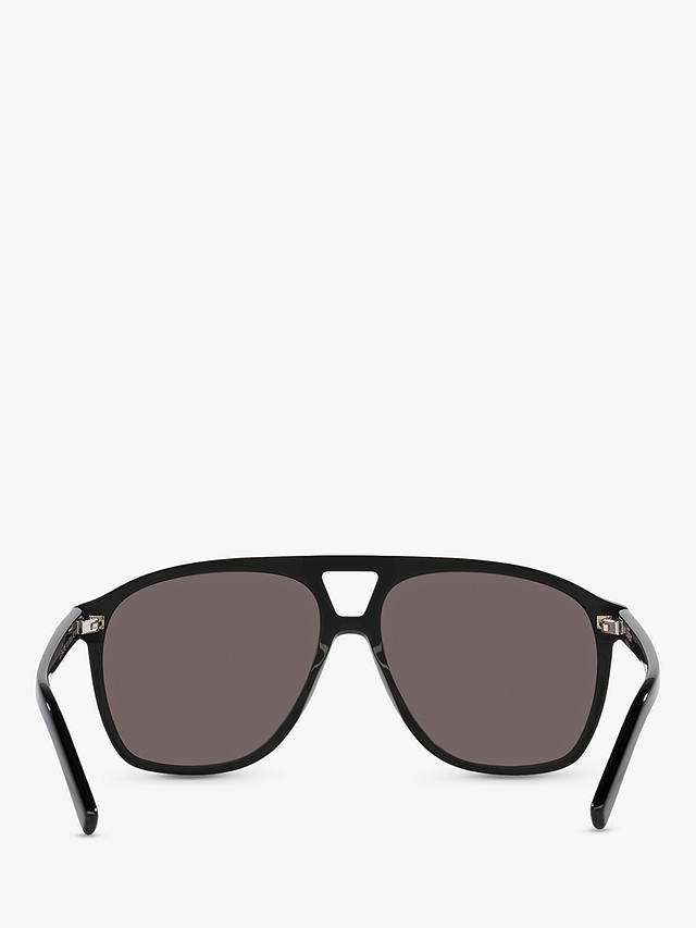 Yves Saint Laurent YS000473 Women's Oval Sunglasses, Black