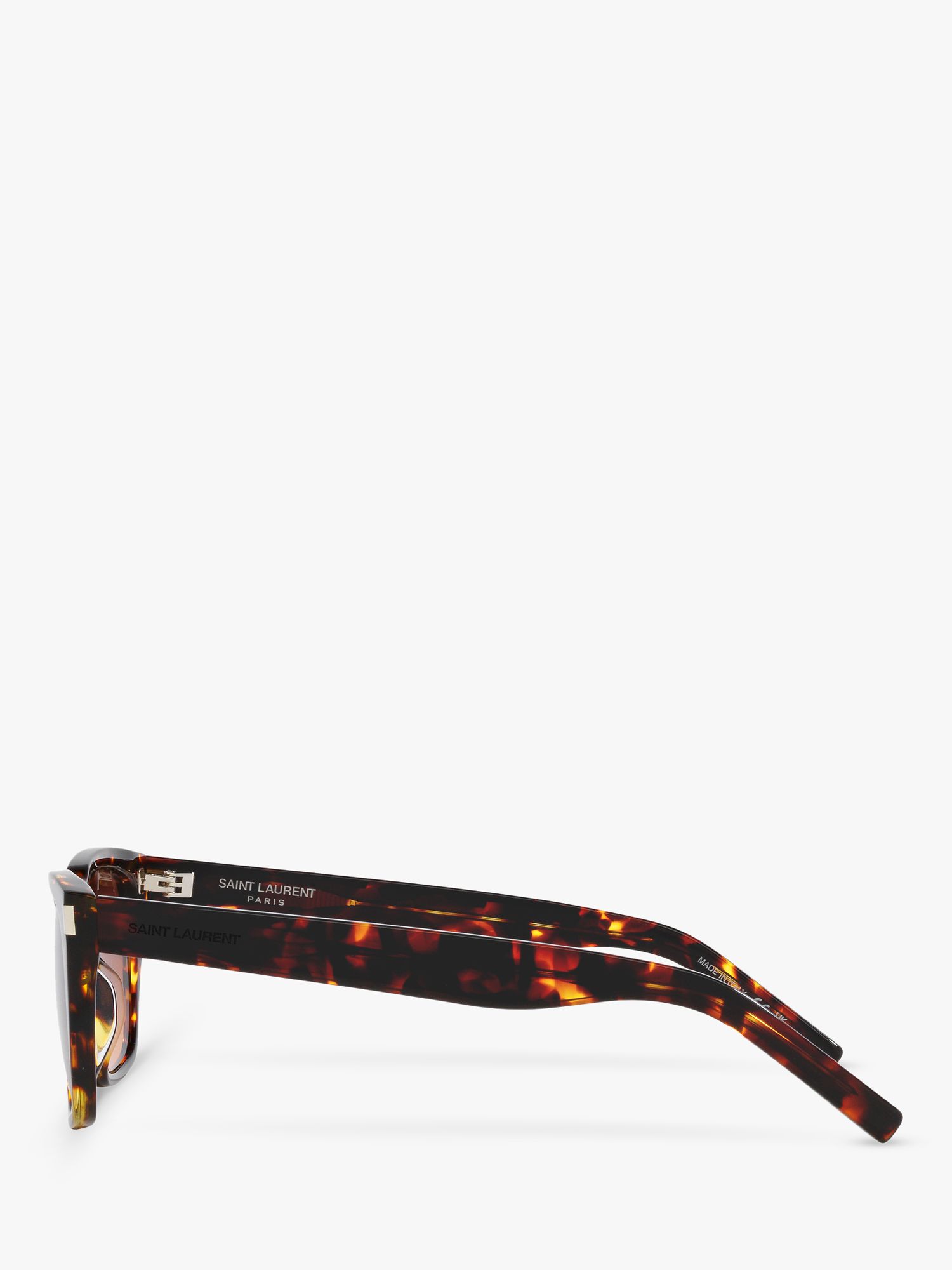 Yves Saint Laurent YS000474 Men's Rectangular Sunglasses, Tortoise