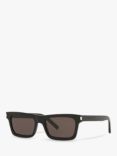 Yves Saint Laurent YS000289 Women's Rectangular Sunglasses, Black