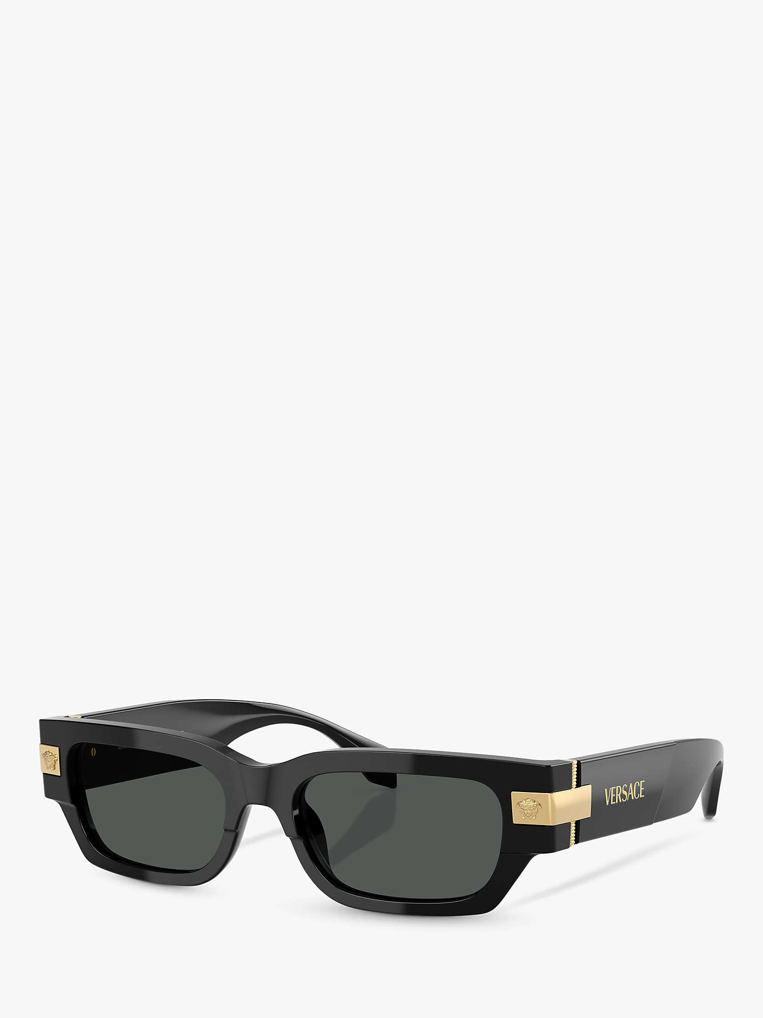 Buy Versace VE4465 Men's Rectangular Sunglasses Online at johnlewis.com
