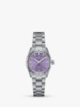 Hamilton Women's Jazzmaster Performer Automatic Bracelet Strap Watch, Purple H36105170