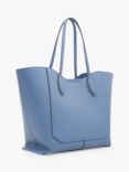 Jasper Conran Bryn Leather Tote Bag, Blue