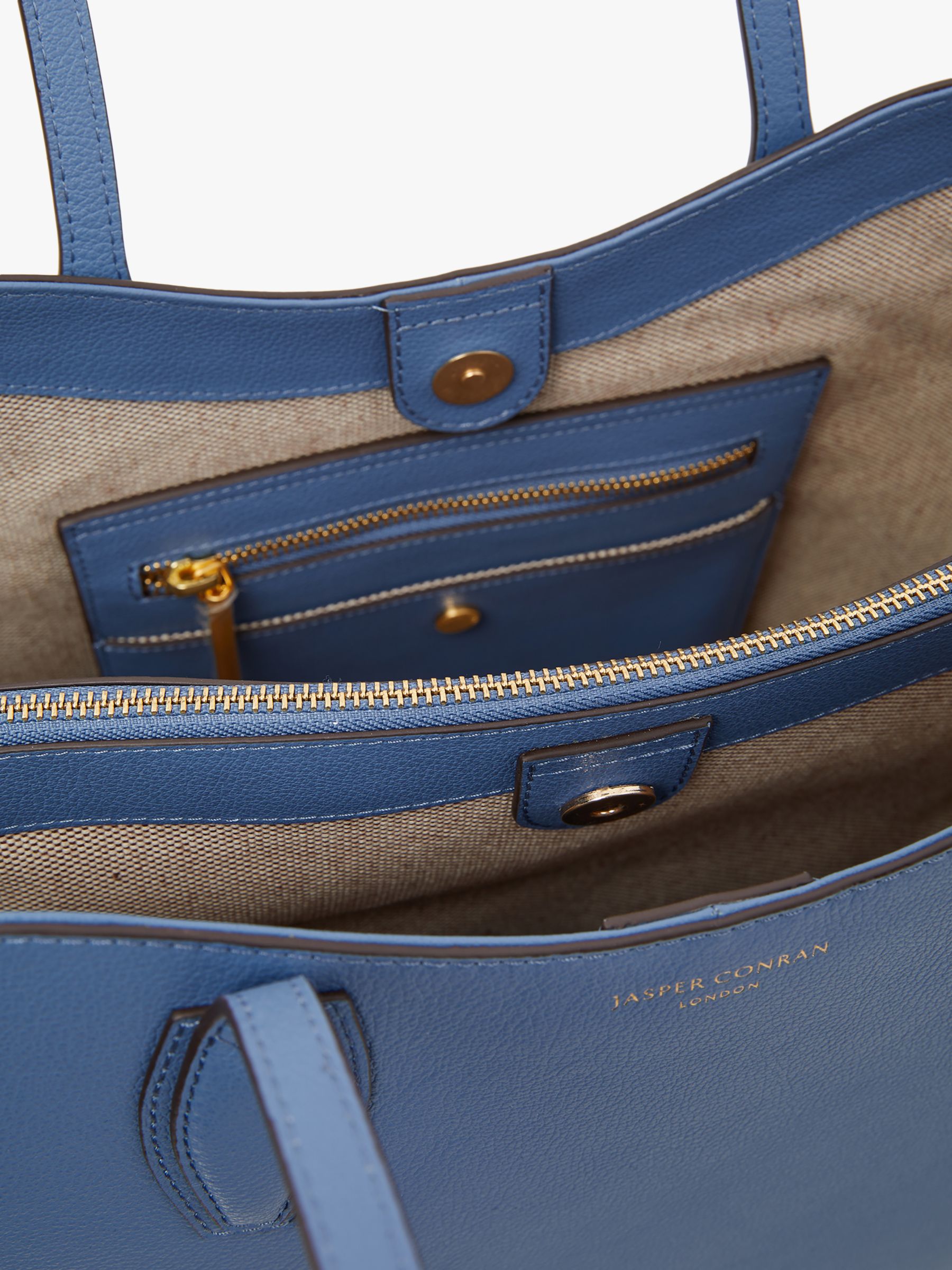 Buy Jasper Conran Bryn Leather Tote Bag Online at johnlewis.com