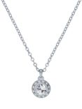 Ted Baker Soltell Solitaire Sparkle Crystal Pendant Necklace