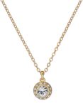 Ted Baker Soltell Solitaire Sparkle Crystal Pendant Necklace, Gold