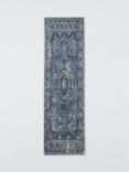 John Lewis ANYDAY Jaipur Runner Rug, Navy, L240 x W70 cm