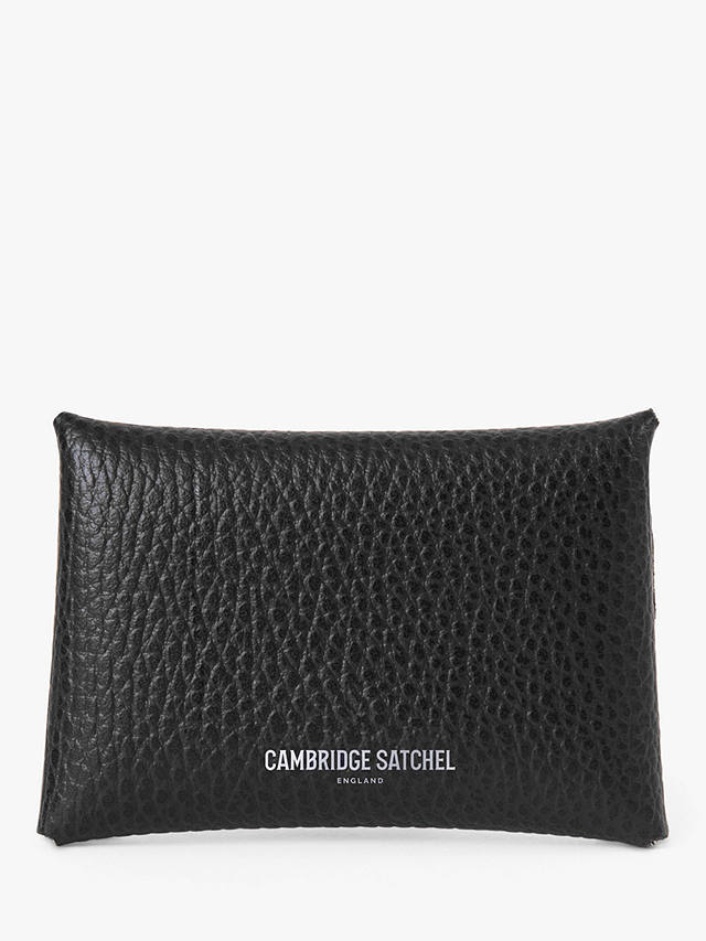 Cambridge Satchel Mini Leather Purse, Black Celtic Grain